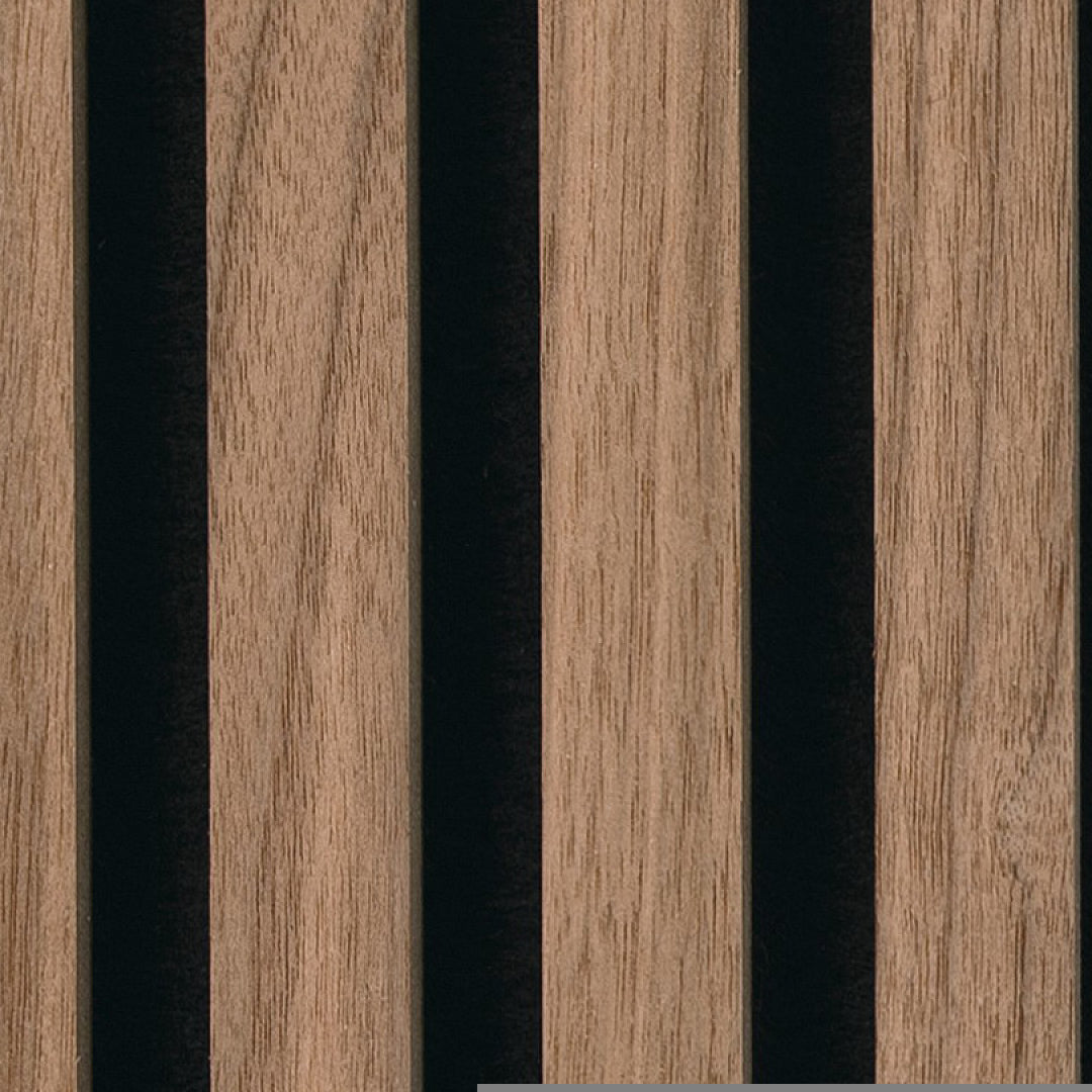 Silentlines - Walnoot - Lattenwand Tegels (2 stuks / pak)