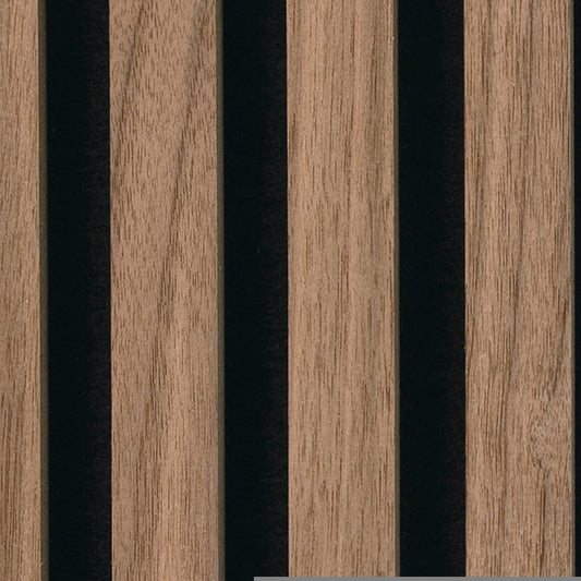 Silentlines - Walnoot - Lattenwand Tegels (2 stuks / pak)