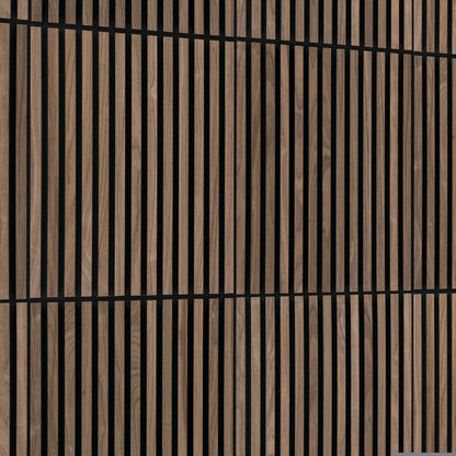 Silentlines - Walnoot - Lattenwand Tegels (2 stuks / pak)