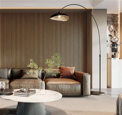 Silentlines - Geolied Eiken - Lattenwand