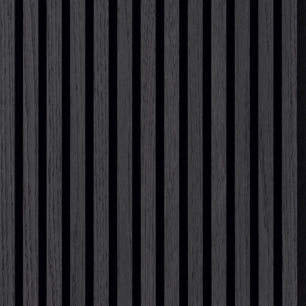 Silentlines - Zwart Eiken - Lattenwand