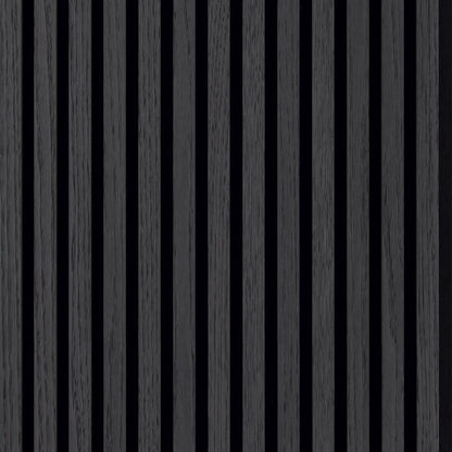 Silentlines - Zwart Eiken - Lattenwand