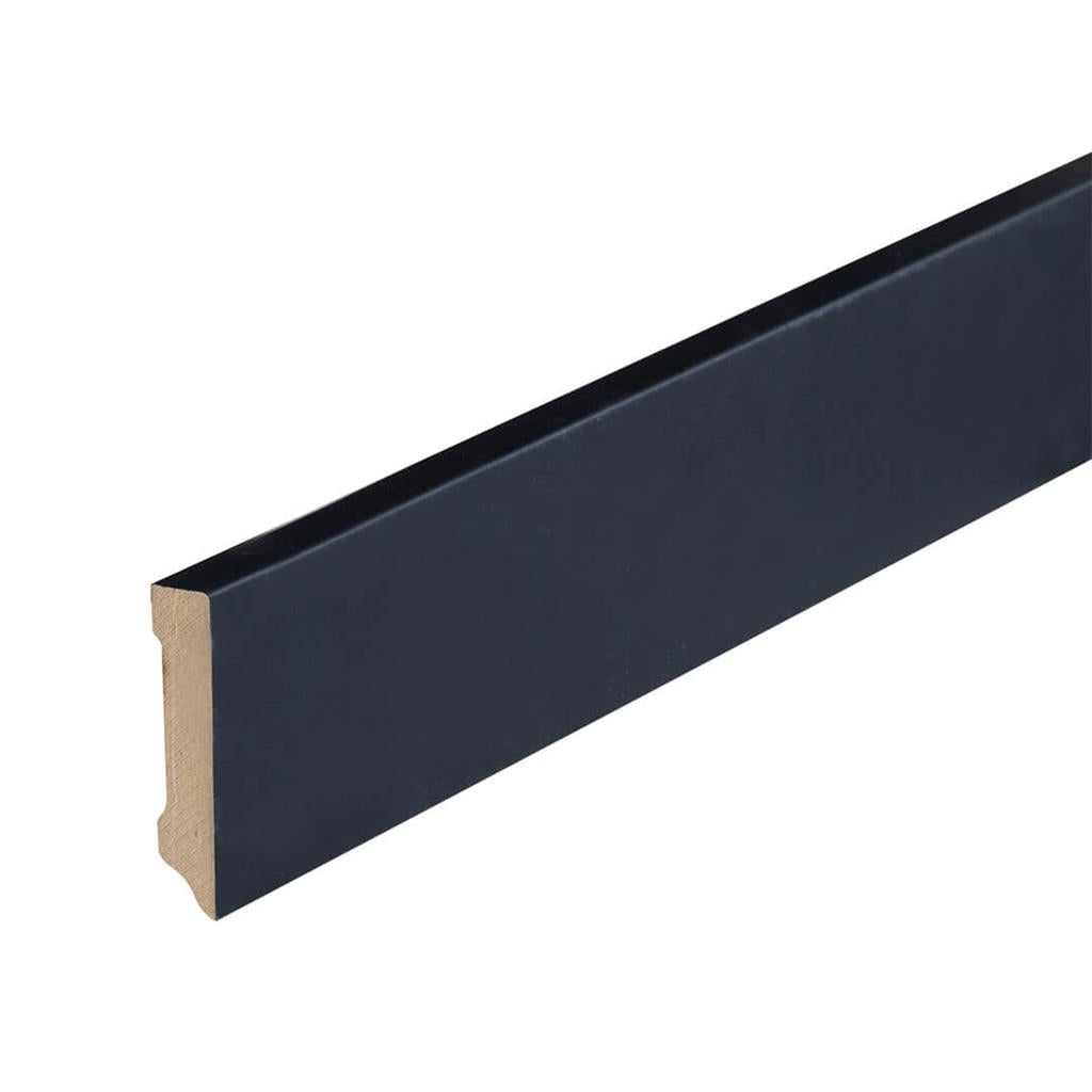 Co-pro Folieplint - Amsterdam Zwart - 70x15x2400mm