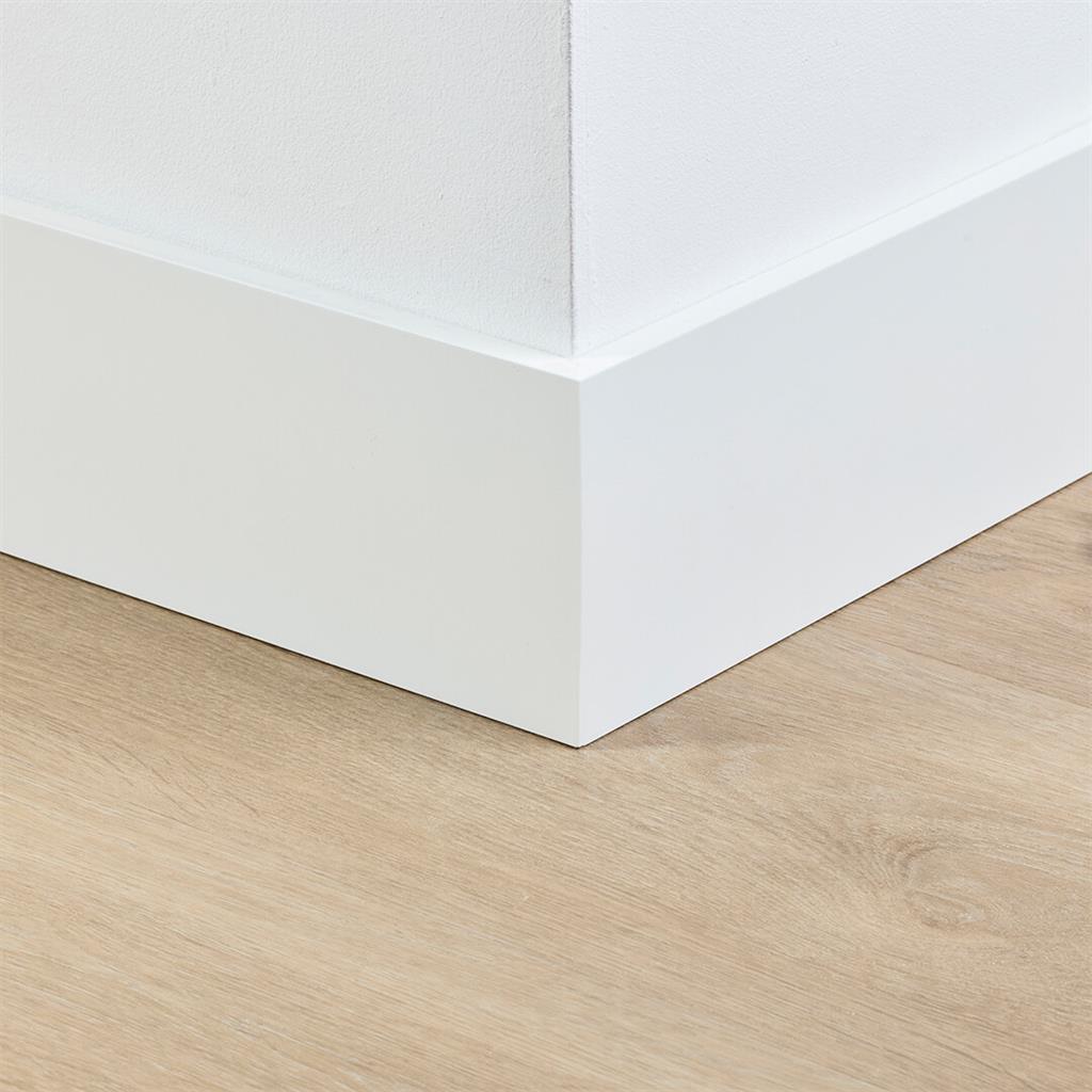 Co-pro Gelakte Plint - Amsterdam Wit - 120x12x2400mm