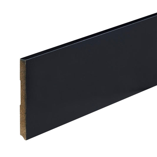 Co-pro Gelakte Plint - Amsterdam Zwart - 120x12x2400mm