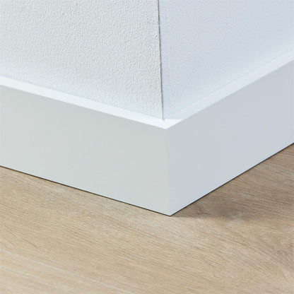 Co-pro Gelakte Plint - Amsterdam Wit - 70x12x2400mm
