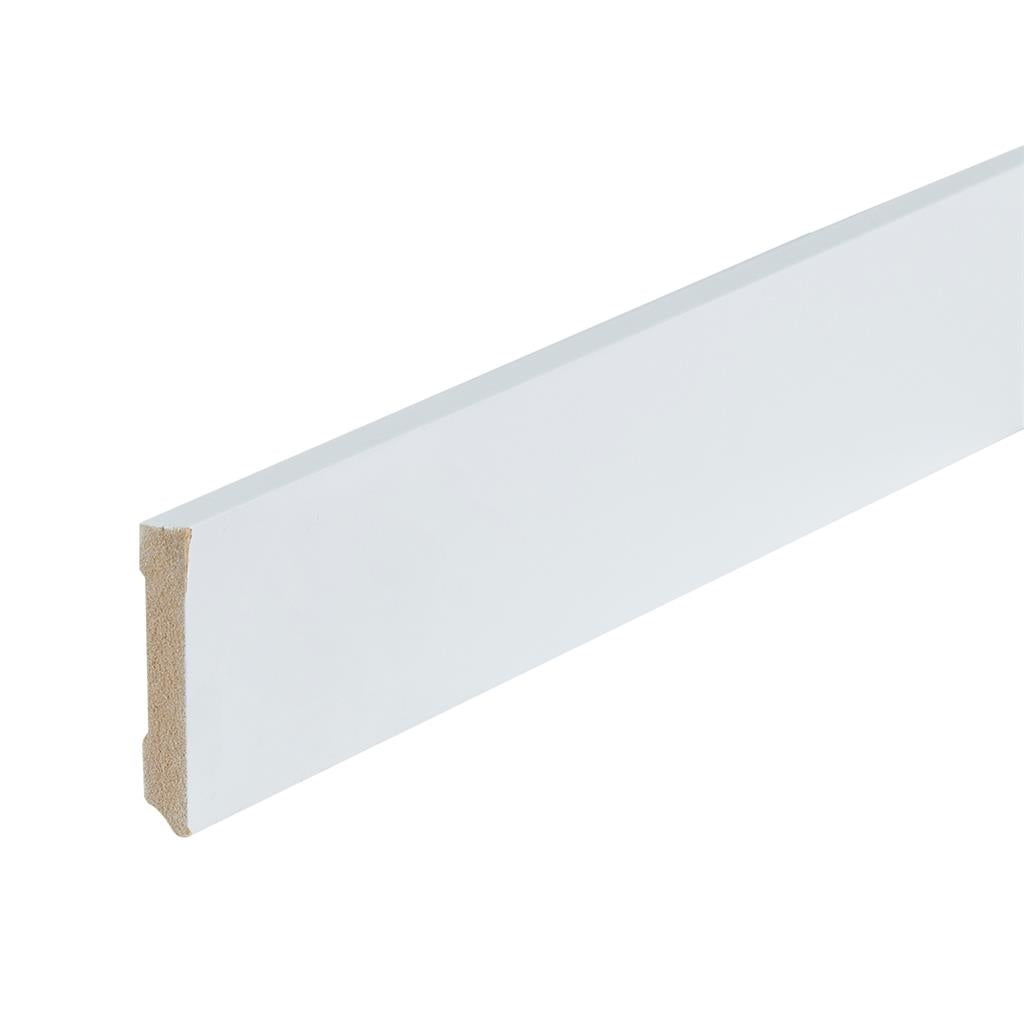 Co-pro Gelakte Plint - Amsterdam Wit - 70x12x2400mm
