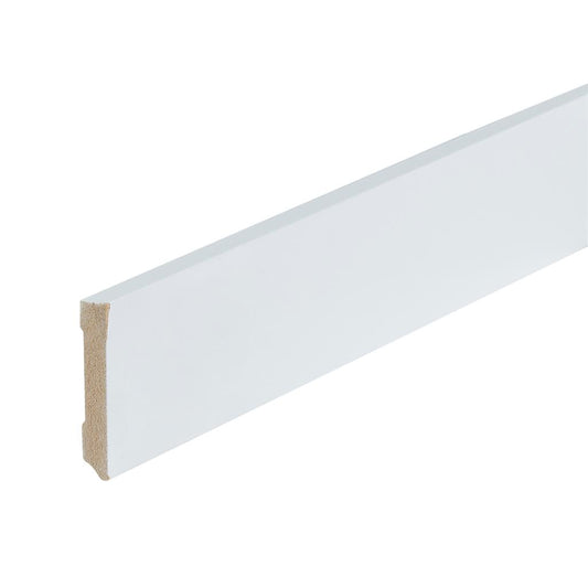 Co-pro Gelakte Plint - Amsterdam Wit - 70x12x2400mm