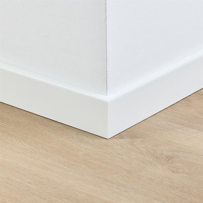 Co-pro Gelakte Plint - Berlijn Wit - 70x12x2400mm