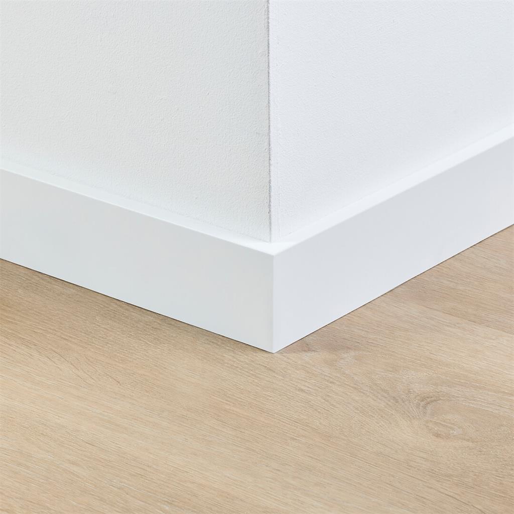 Co-pro Folie Plint - Amsterdam Wit - 70x12x2400mm