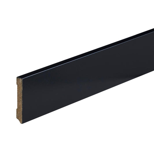 Co-pro Gelakte Plint - Amsterdam Zwart - 70x12x2400mm