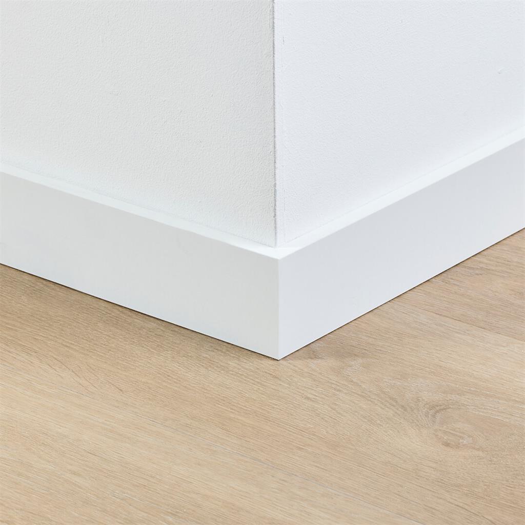 Co-pro Gegronde Plint - Amsterdam Wit - 70x12x2400mm