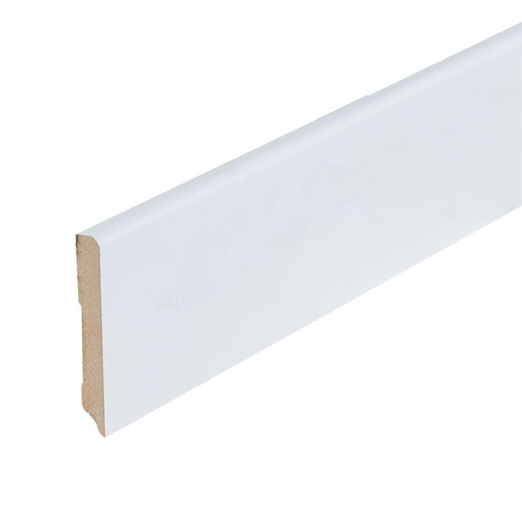 Co-pro Folie Plint - Berlijn Wit - 90x12x2400mm