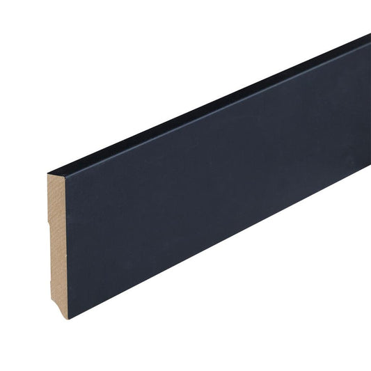 Co-pro Folie Plint - Amsterdam Zwart - 90x12x2400mm