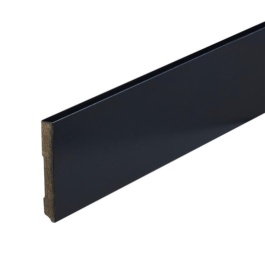 Co-pro Gelakte Plint - Amsterdam Zwart - 90x12x2400mm