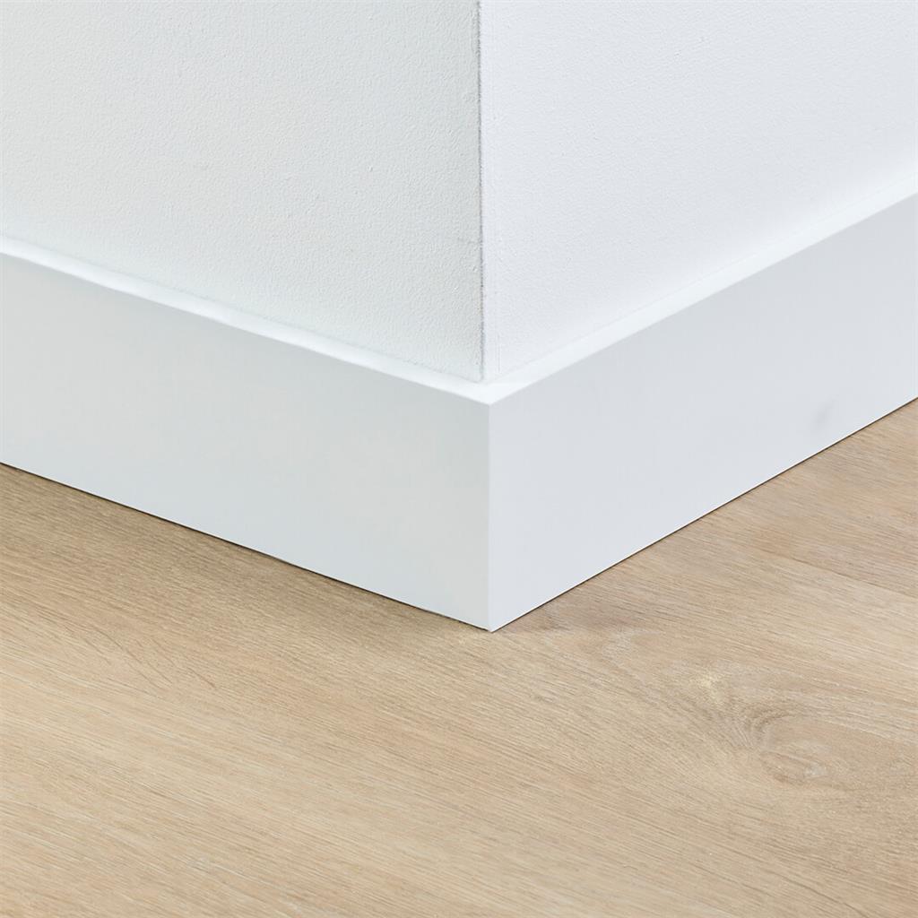 Co-pro Gegronde Plint - Amsterdam Wit - 90x12x2400mm