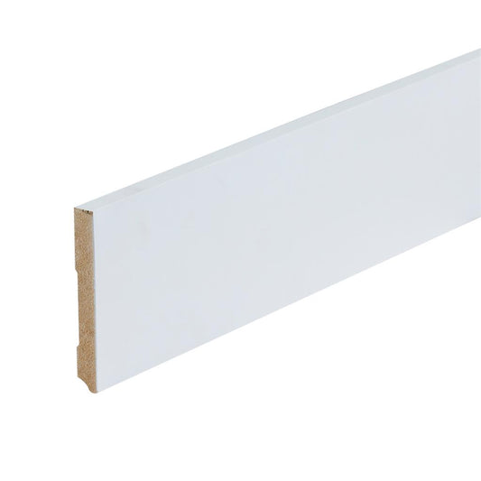 Co-pro Gegronde Plint - Amsterdam Wit - 90x12x2400mm