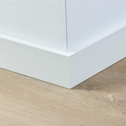 Co-pro Gelakte Plint - Amsterdam Wit - 70x15x2400mm
