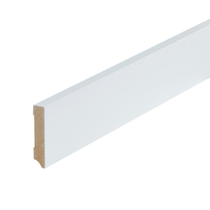 Co-pro Gelakte Plint - Amsterdam Wit - 70x15x2400mm