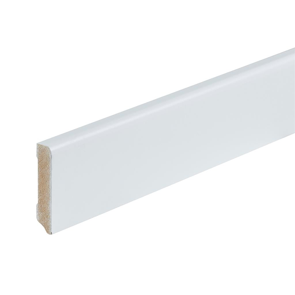 Co-pro Gelakte Plint - Berlijn Wit - 70x15x2400mm
