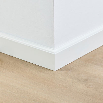 Co-pro Gelakte Plint - Praag Wit - 70x15x2400mm