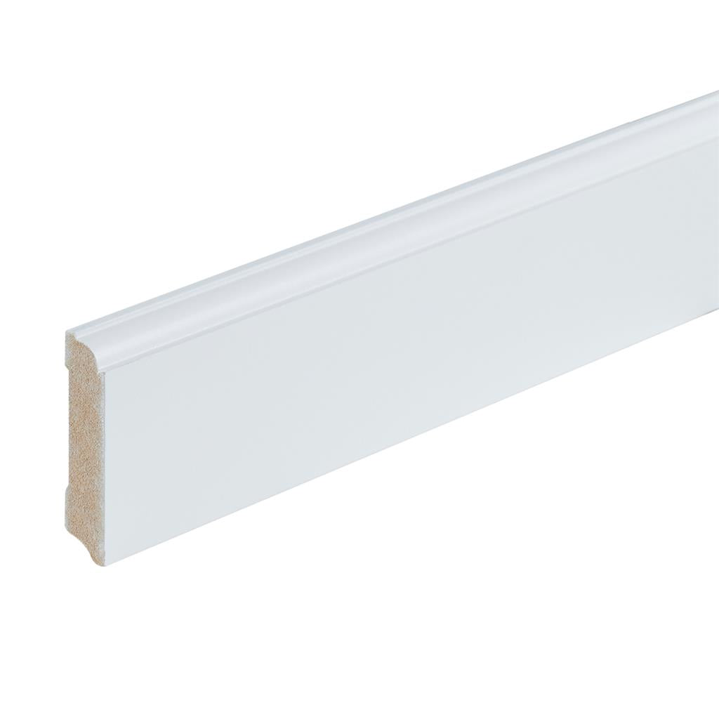 Co-pro Gelakte Plint - Praag Wit - 70x15x2400mm