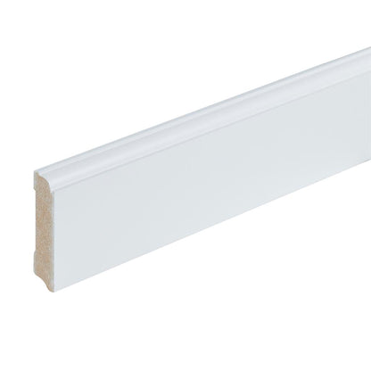 Co-pro Gelakte Plint - Praag Wit - 70x15x2400mm
