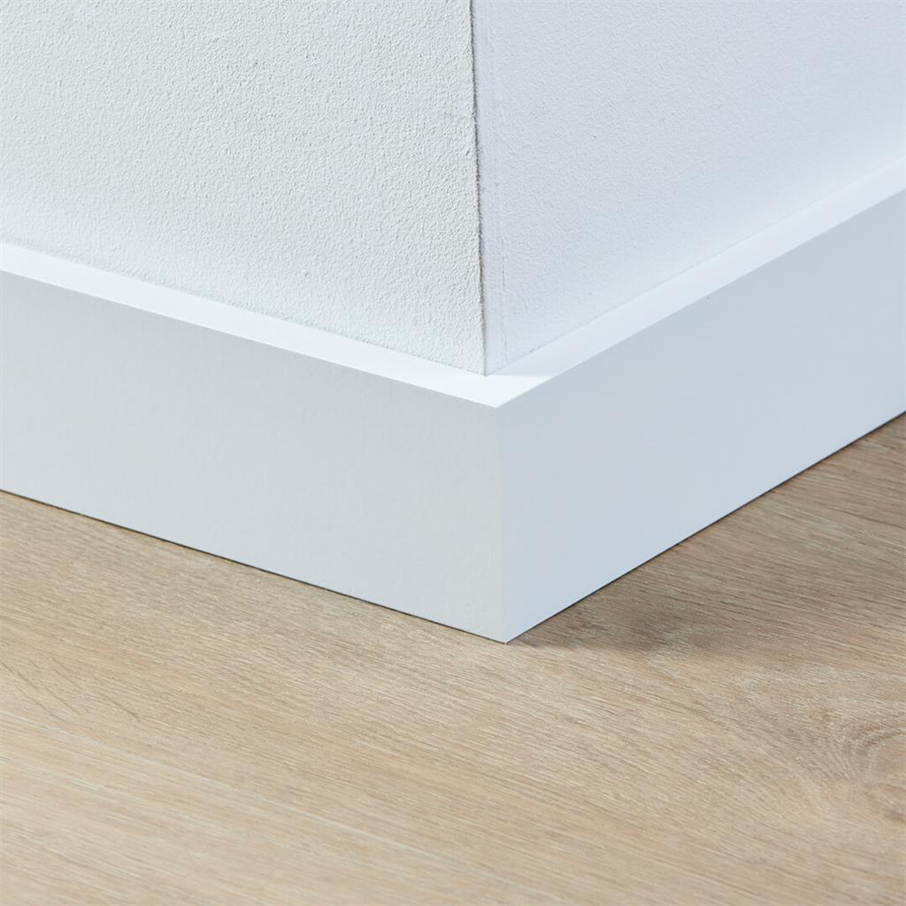 Co-pro Gelakte Plint - Amsterdam Wit - 70x15x2400mm