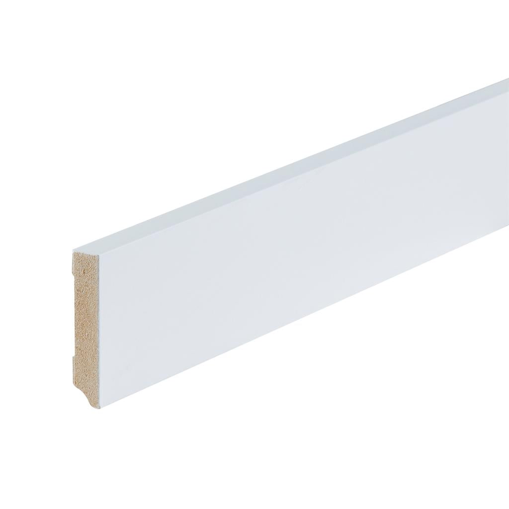 Co-pro Gelakte Plint - Amsterdam Wit - 70x15x2400mm