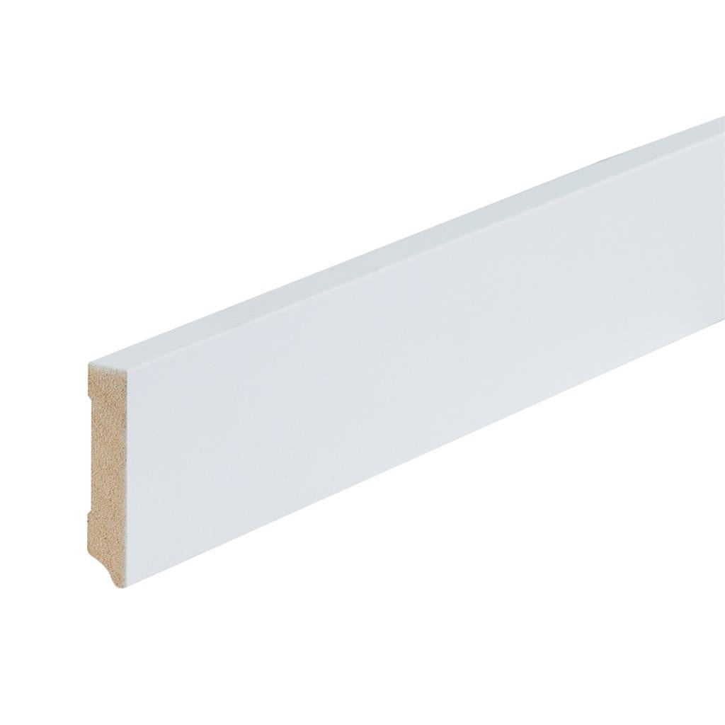 Co-pro Gegronde Plint - Amsterdam Wit - 70x15x2400mm
