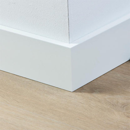 Co-pro Gelakte Plint - Amsterdam Wit - 90x15x2400mm