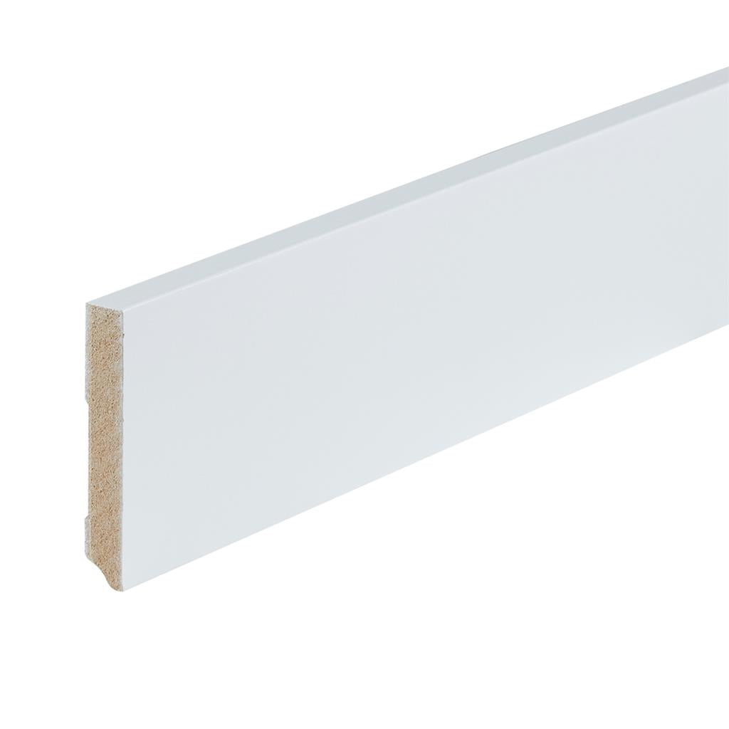 Co-pro Gelakte Plint - Amsterdam Wit - 90x15x2400mm