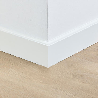 Co-pro Gelakte Plint - Praag Wit - 90x15x2400mm