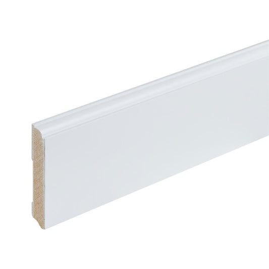 Co-pro Gelakte Plint - Praag Wit - 90x15x2400mm