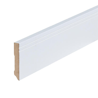 Co-pro Gelakte Plint - Milaan Wit - 90x15x2400mm