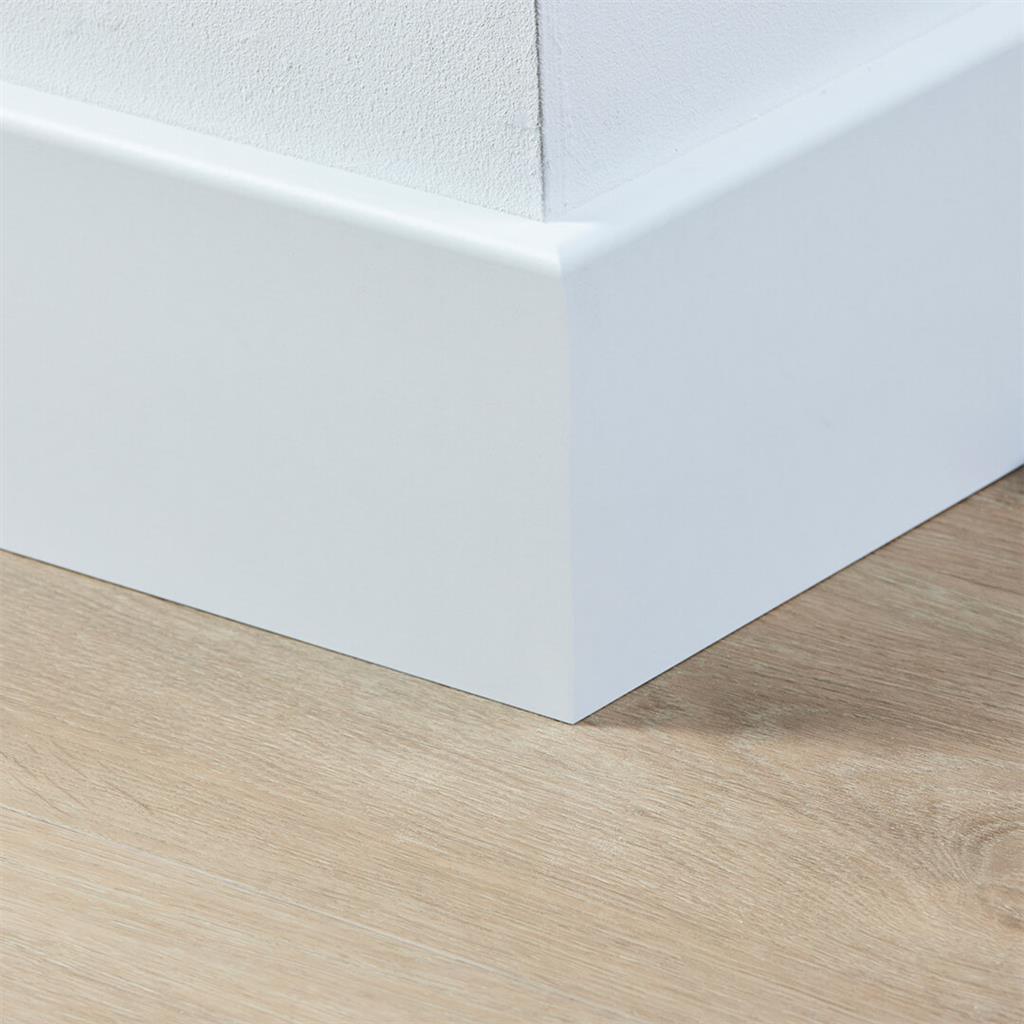 Co-pro Folie Plint - Berlijn Wit - 120x15x2400mm