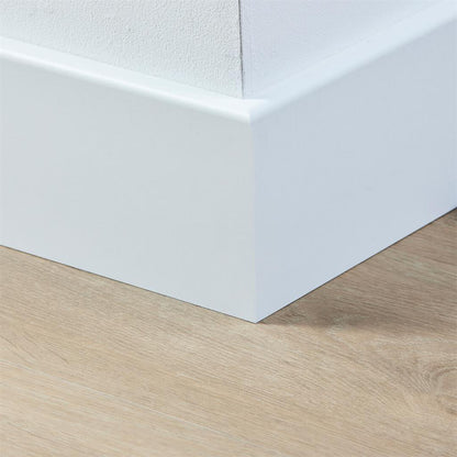 Co-pro Folie Plint - Berlijn Wit - 120x15x2400mm