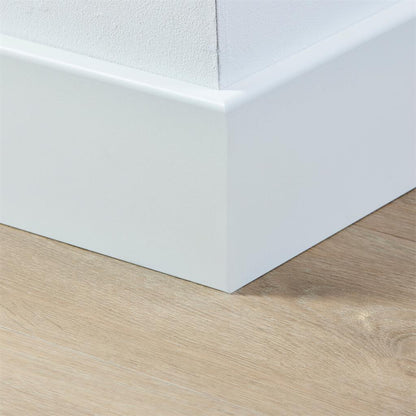 Co-pro Gelakte Plint - Berlijn Wit - 120x15x2400mm