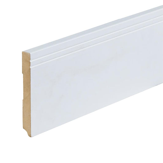 Co-pro Gelakte Plint - Milaan Wit - 120x15x2400mm