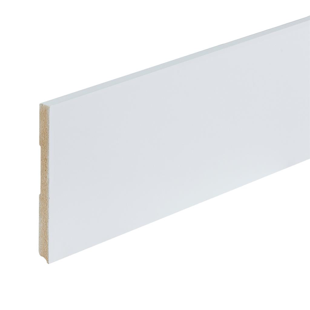 Co-pro Gelakte Plint - Amsterdam Wit - 120x9x2400mm