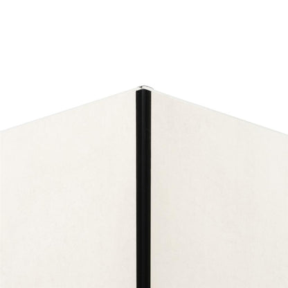 Binnen- en buitenhoekprofiel Zwart pvc wand