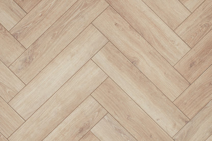 Mat Wit Eiken - Laminaat Visgraat