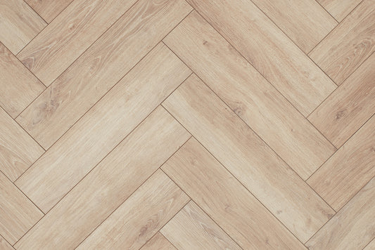 Mat Wit Eiken - Laminaat Visgraat