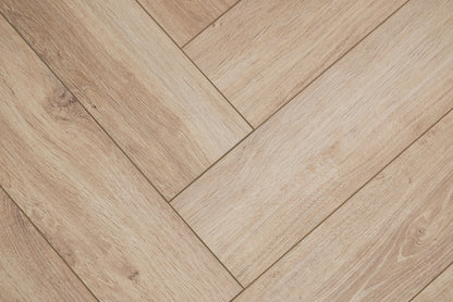 Mat Wit Eiken - Laminaat Visgraat