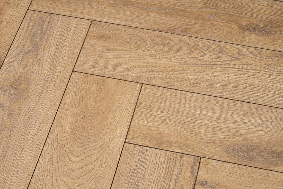 Bruin Eiken - Laminaat Visgraat