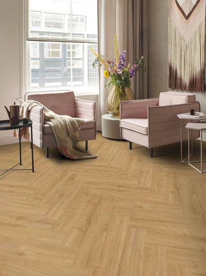 Naturel - Oakland Visgraat 7201 (rigid click)