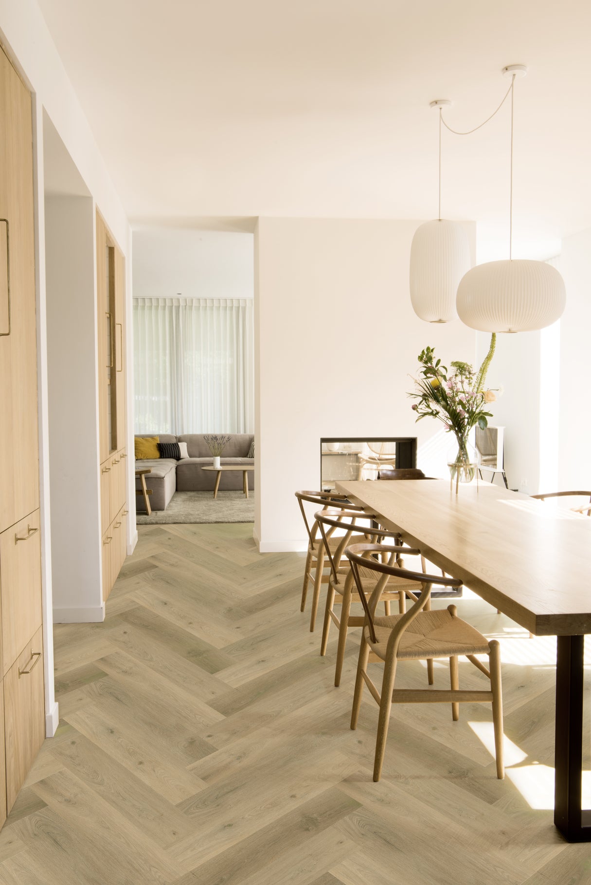 Prestige Oak Smoked Light - Vario Walvisgraat 5305 (rigid)