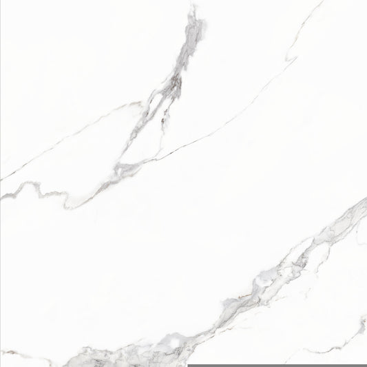 Wandpaneel Marmer Wit Glanzend - 260x90x0.5 cm