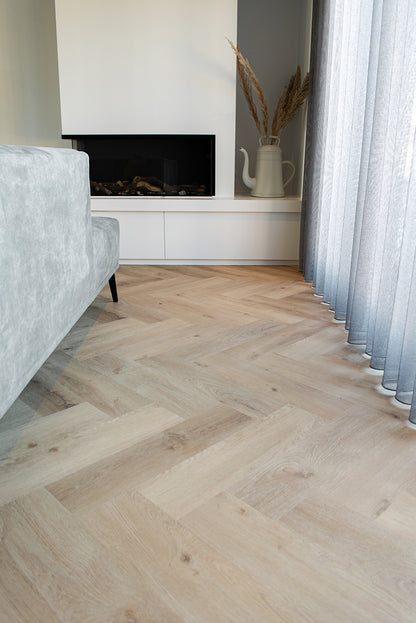 Prestige Oak Natural - Vario Visgraat 5400 (rigid click)