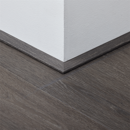 Plakplint - Eiken Zwart Grijs - 9912